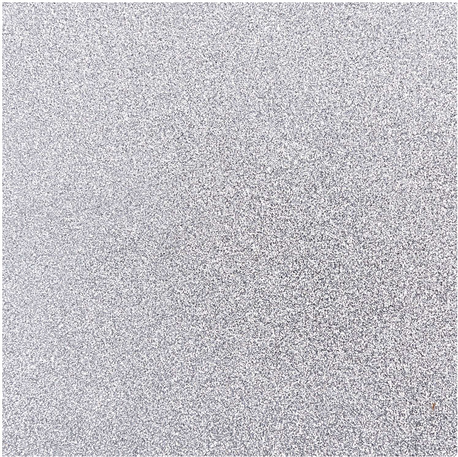 Rico Design Bügelbogen für eigene Motive silber glitter 15x18,5cm