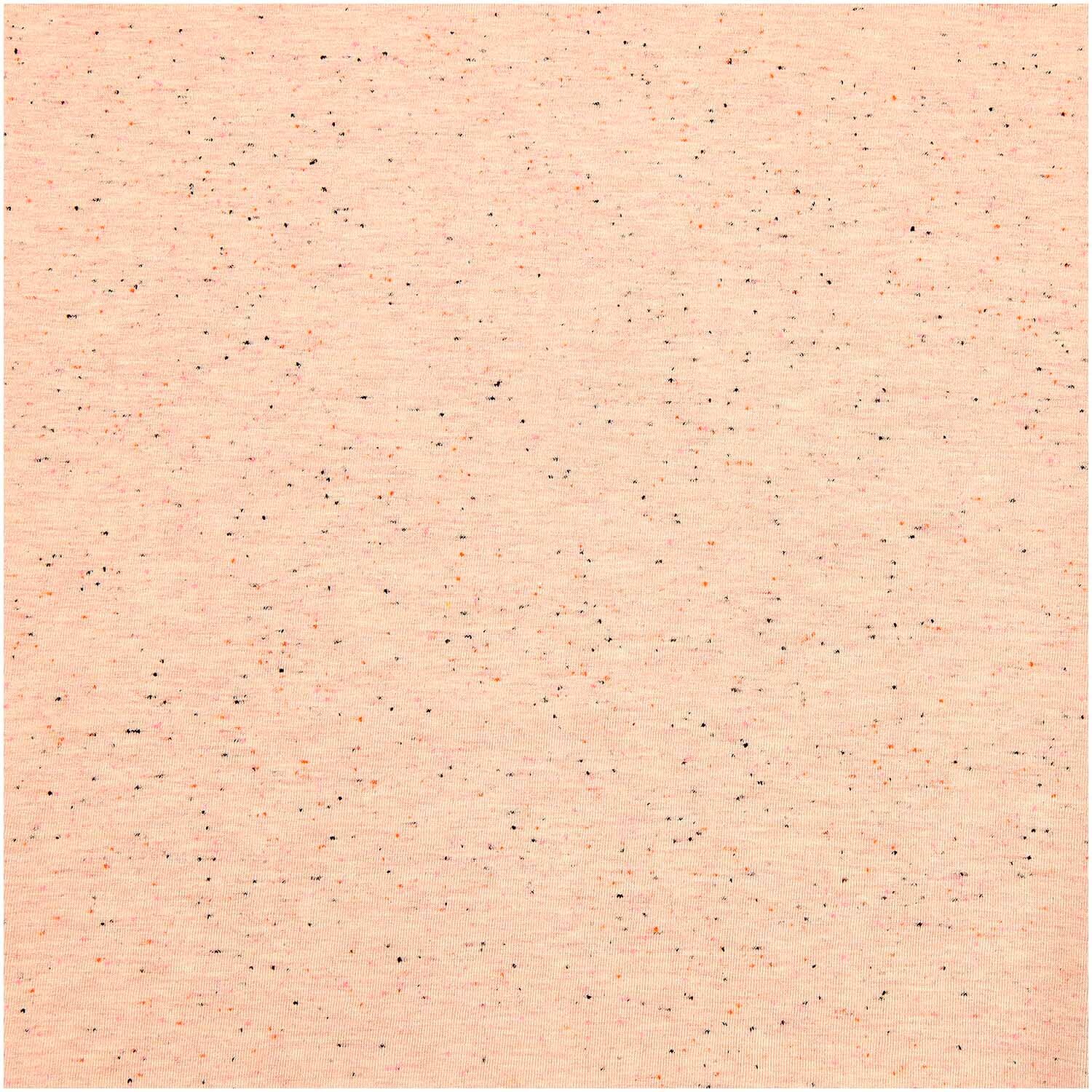 Rico Design Stoffabschnitt Jersey Flocken Apricot