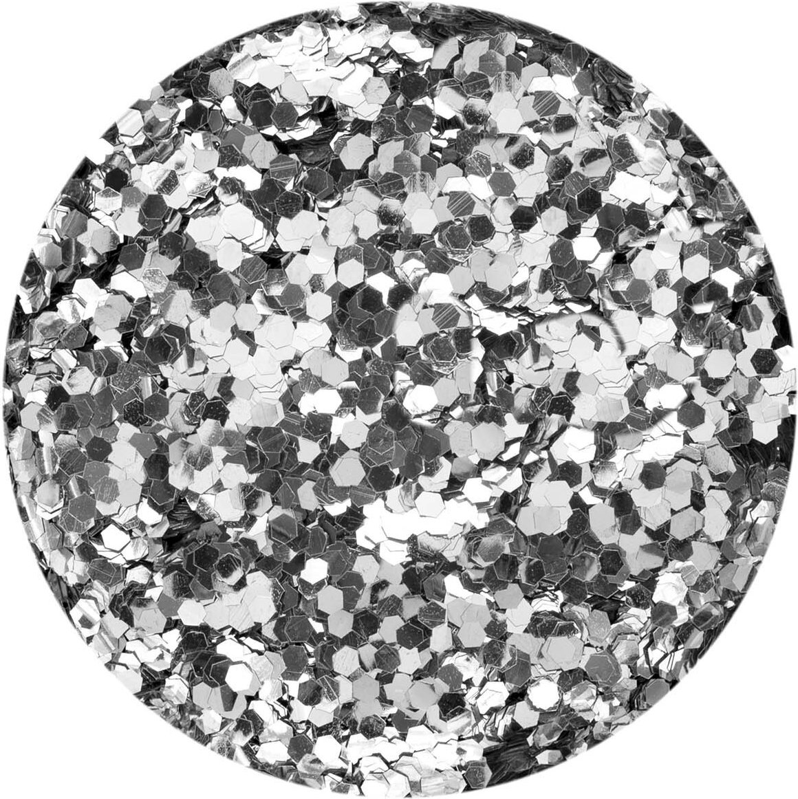 Glorex Bio Glitter grob Silber