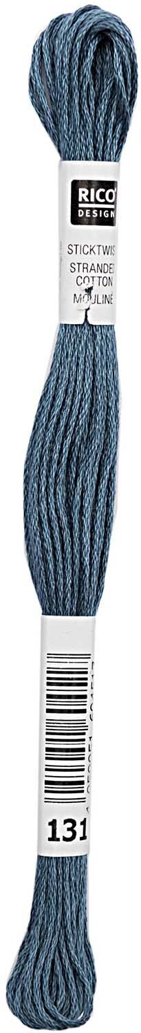 Rico Design Sticktwist 8m 131 Rauchblau