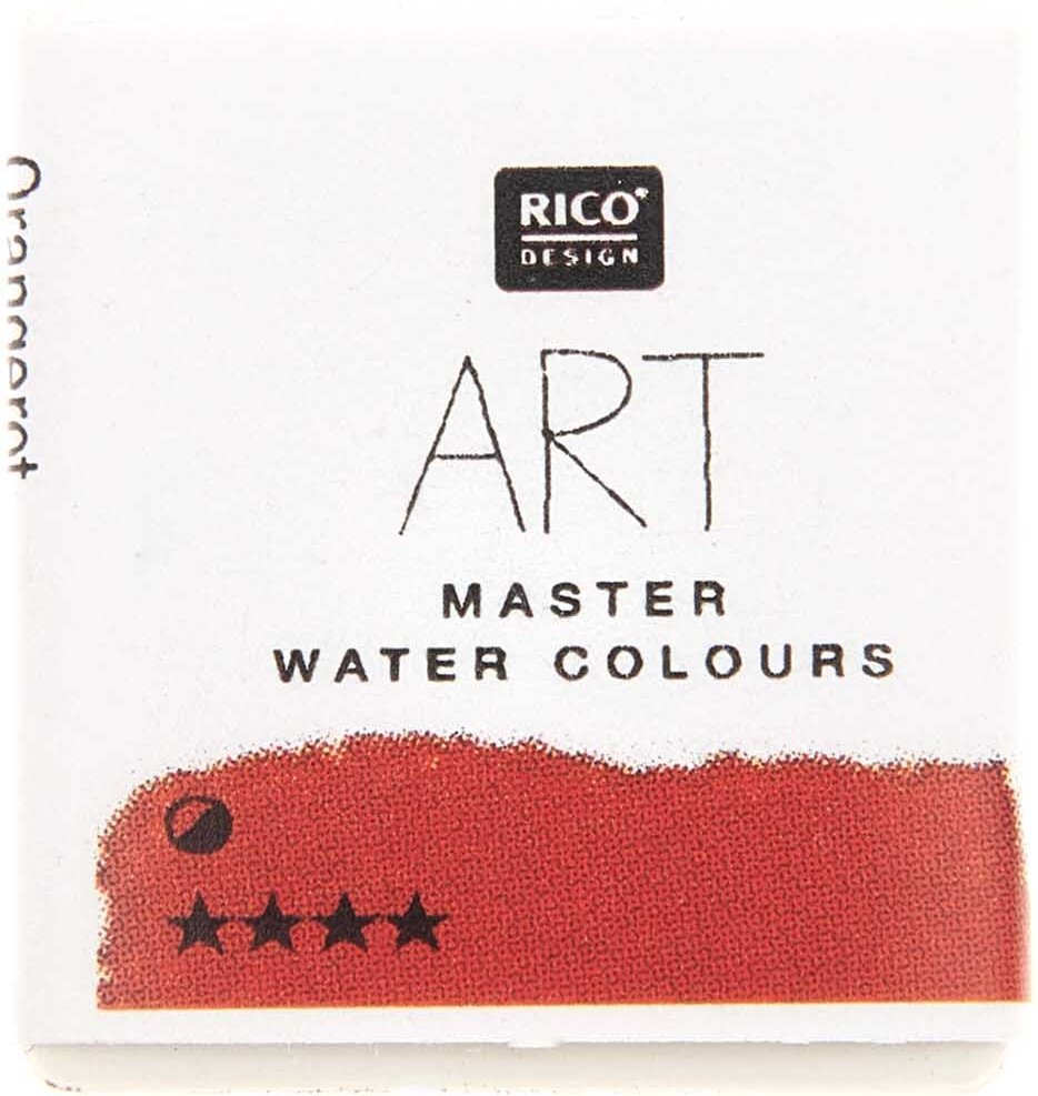 Rico Design ART Master Aquarellfarbe halbes Näpfchen Orangerot