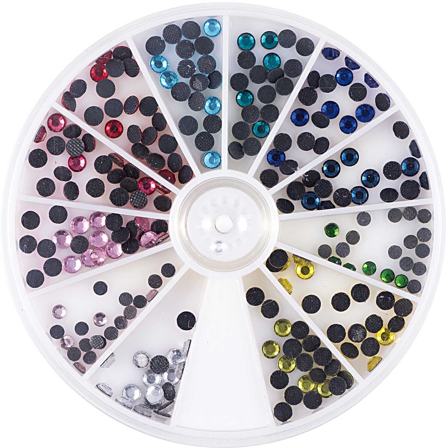 Rico Design Strasssteine mehrfarbig 4mm zum Aufbügeln