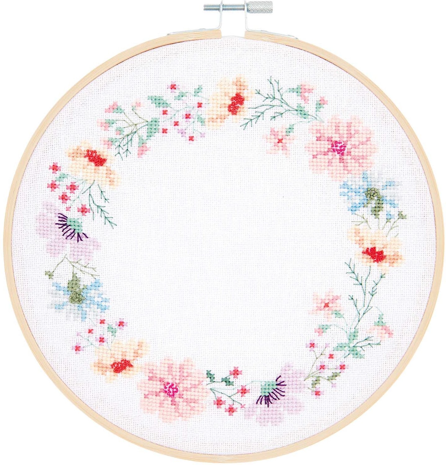 Rico Design Stickpackung Blumenkranz