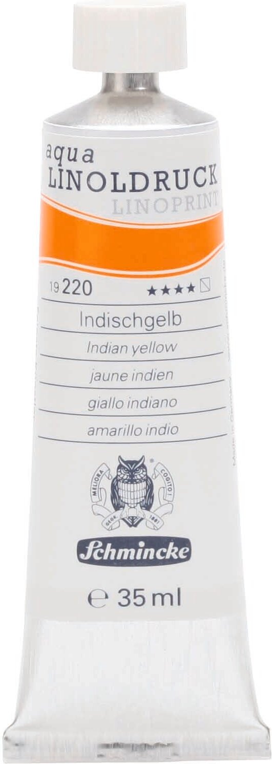 Schmincke Linoldruckfarbe Indischgelb