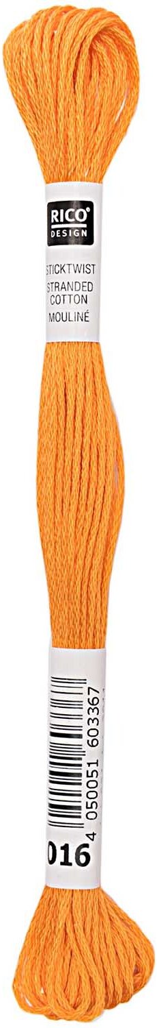 Rico Design Sticktwist 8m 016 Orange