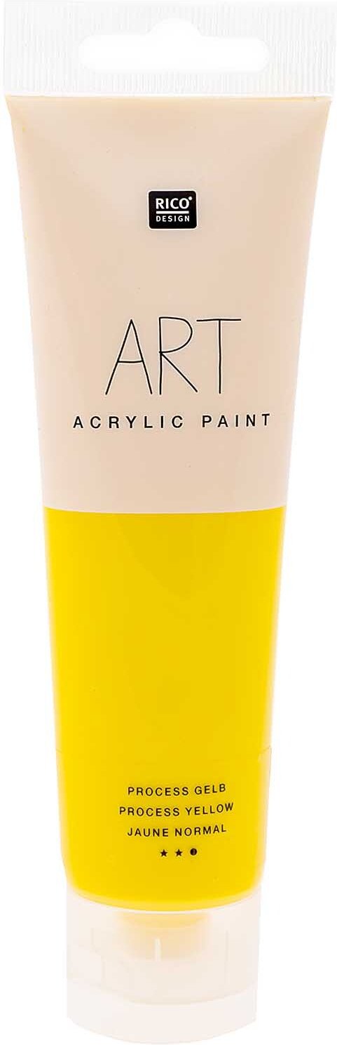Rico Design ART Künstler Acrylfarbe 100ml Process-Gelb