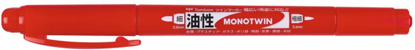 Tombow Fineliner MONO twin Rot