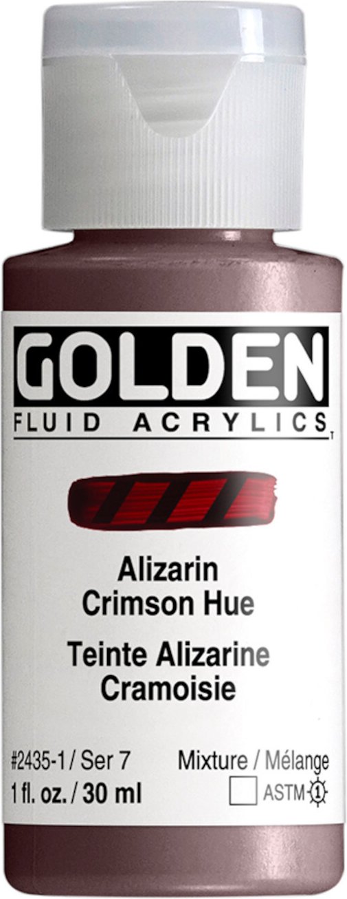 Golden Fluid Acrylfarbe Alizarinkarmesin