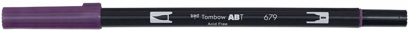Tombow ABT Dual Brush Pen Dark Plum 679