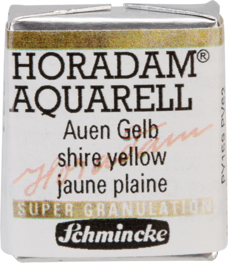 Schmincke HORADAM Aquarellfarbe 1/2 Näpfchen Auen Gelb