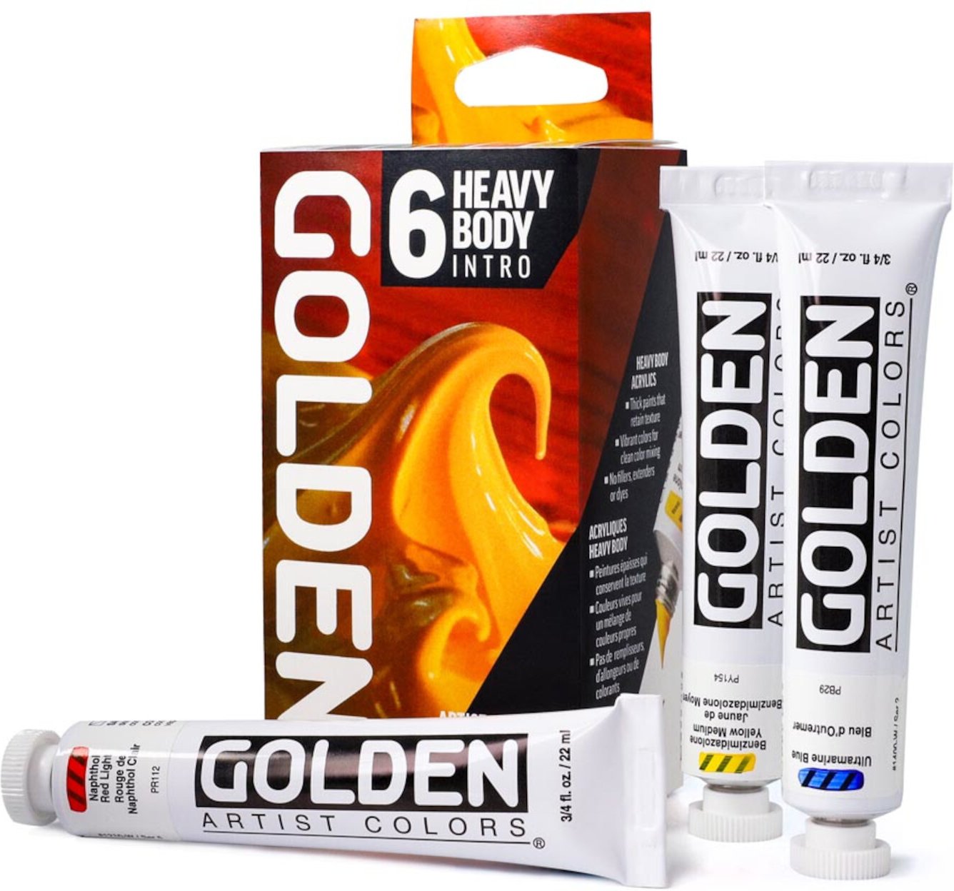Golden Heavy Body Acrylfarbe Intro Set
