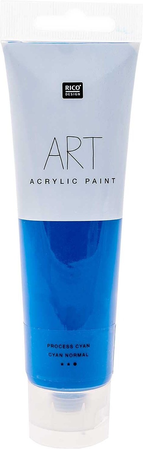 Rico Design ART Künstler Acrylfarbe 100ml Process-Cyan