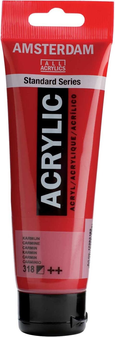 AMSTERDAM Acrylfarbe 120ml Karmin