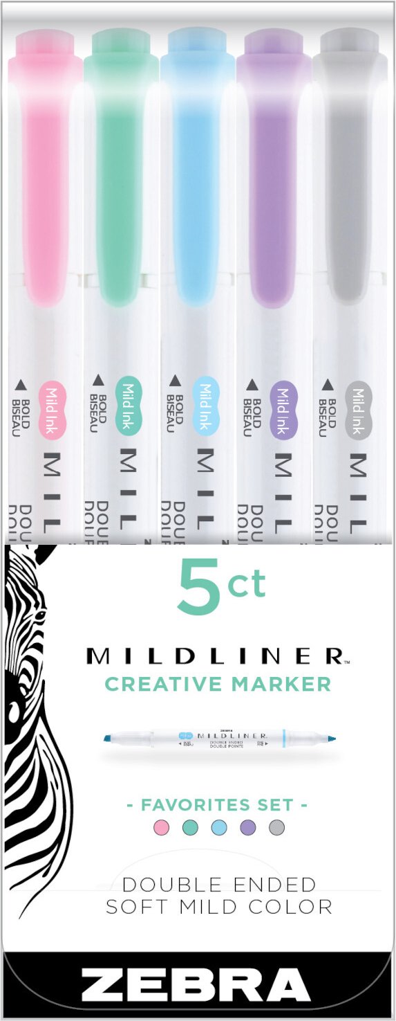 ZEBRA Mildliner Set Favorites