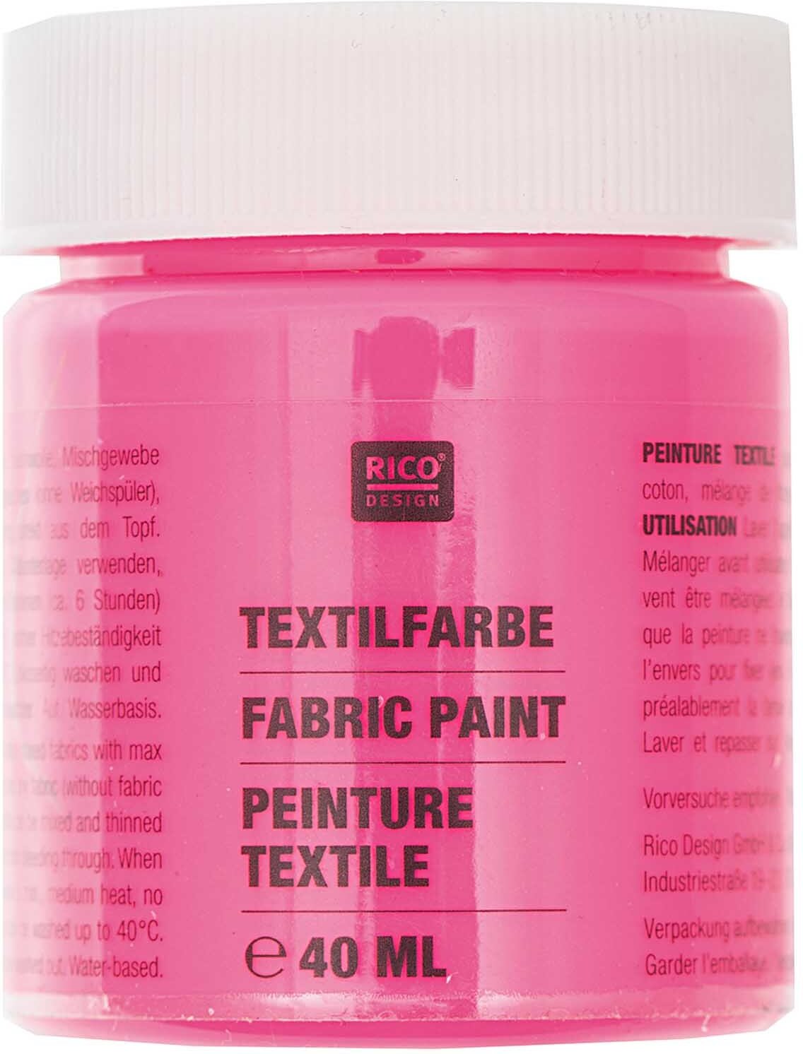 Rico Design Textilfarbe Neonpink