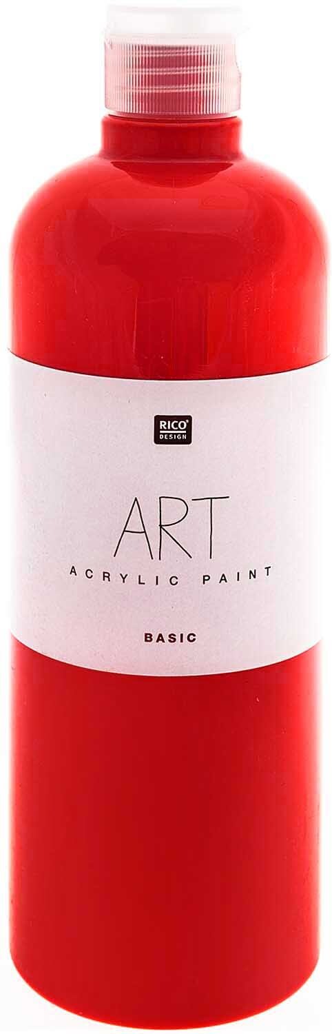 Rico Design ART Künstler Acrylfarbe 750ml Rot