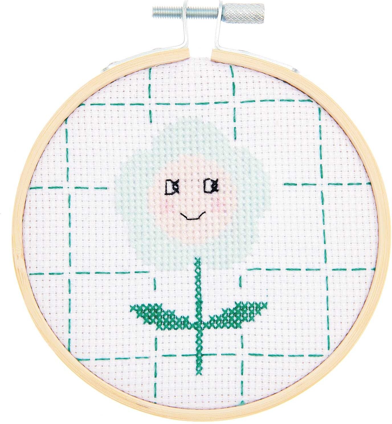 Rico Design Stickpackung Happy Flower