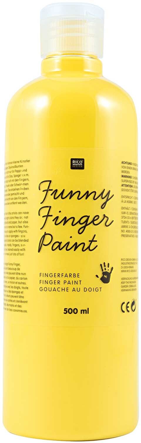 Rico Design Fingerfarbe 500ml Gelb