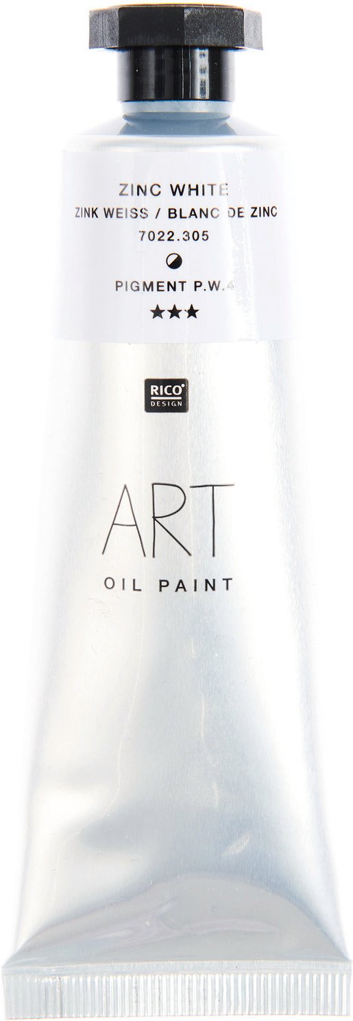 Rico Design ART Ölfarbe Zink Weiß