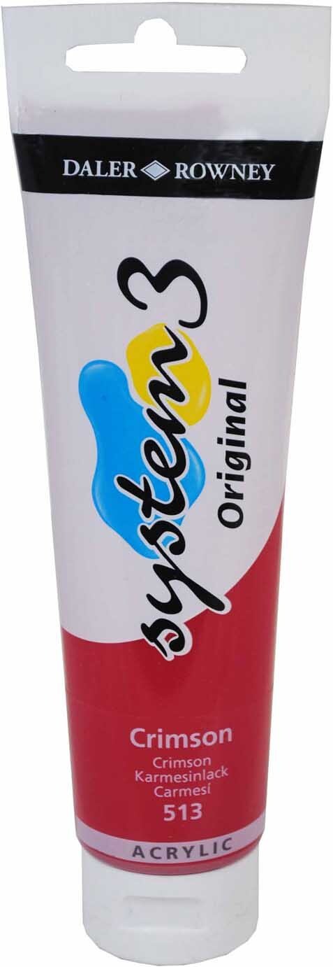 Daler-Rowney System 3 150ml Crimson