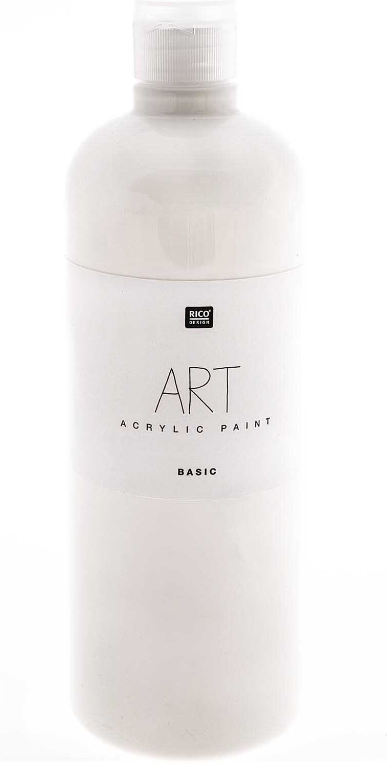 Rico Design ART Künstler Acrylfarbe 750ml Weiß