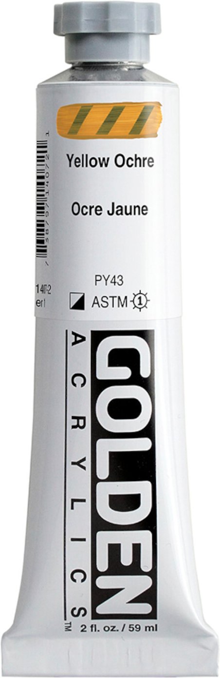 Golden Heavy Body Acrylfarbe Gelbocker