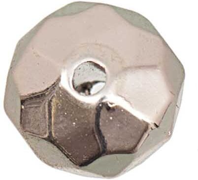 Rico Design Diskus mit Facetten roségold 9x6mm 20 Stück