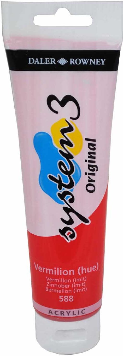 Daler-Rowney System 3 150ml Vermilion