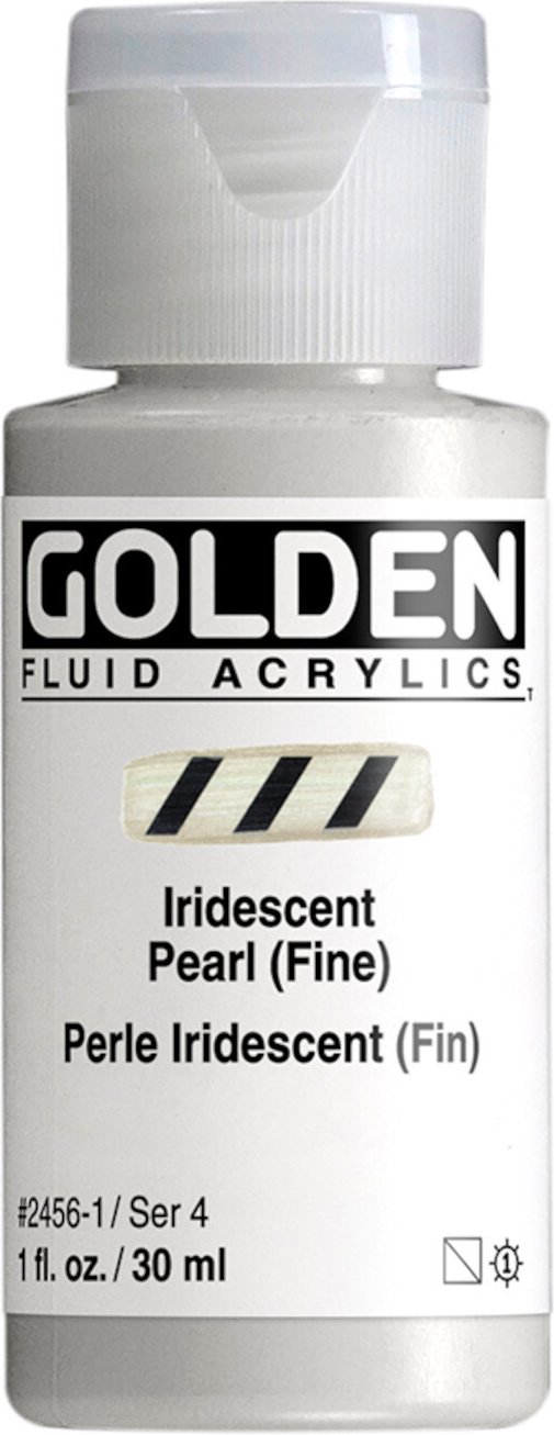 Golden Fluid Acrylfarbe Perlmutt