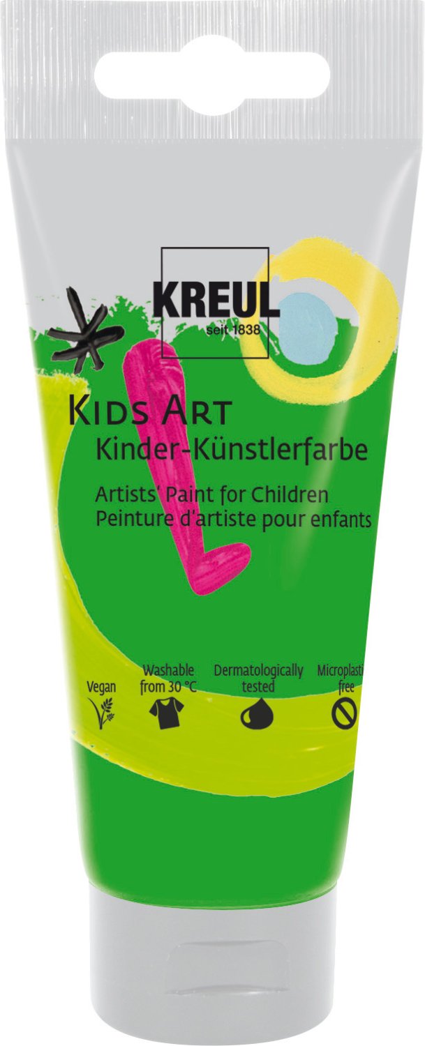 KREUL Kids Art Kinder-Künstlerfarbe Permanentgrün