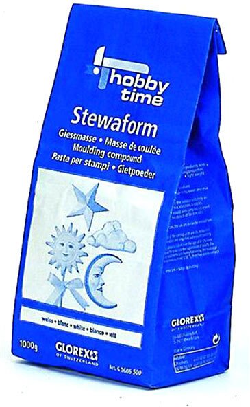 Thumbnail - Glorex Stewaform Gießmasse weiß 1000g