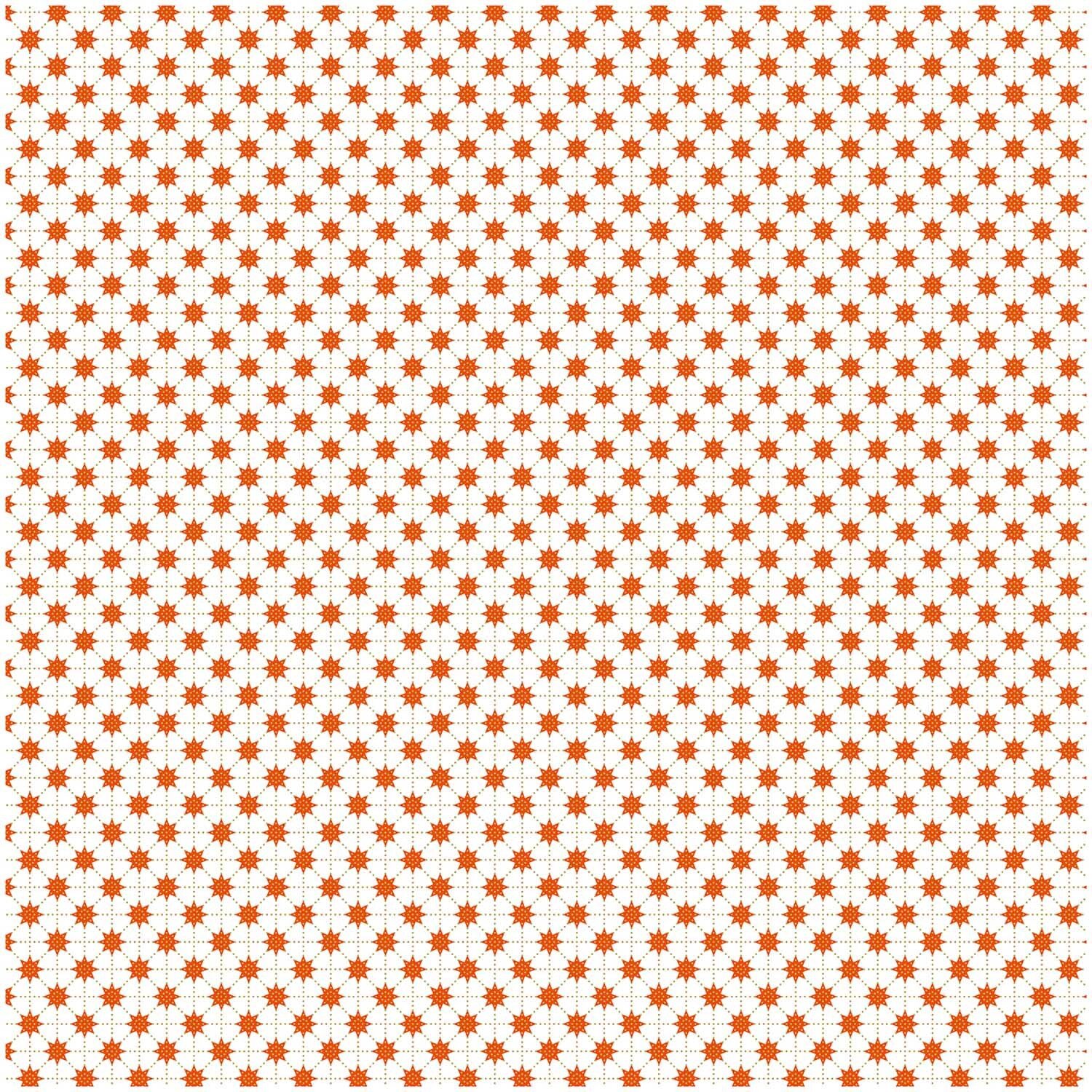 Rico Design Stoff Sterne rot-gold 50x140cm