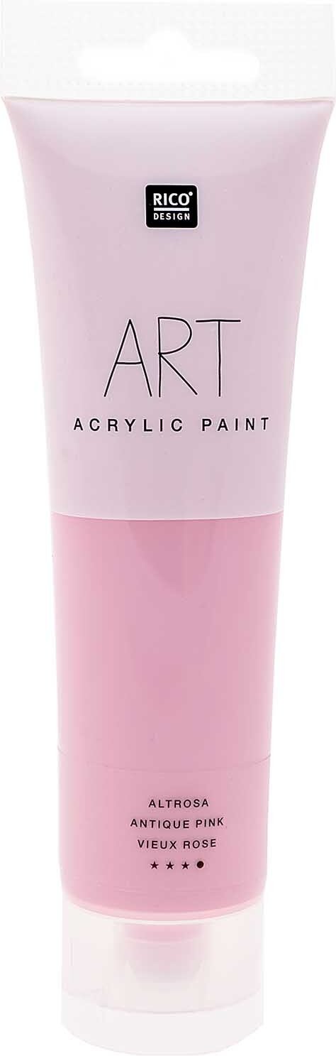 Rico Design ART Künstler Acrylfarbe 100ml Altrosa