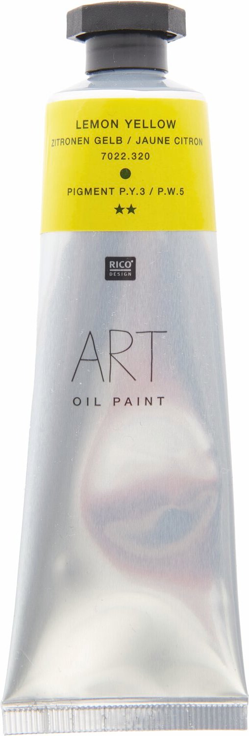 Rico Design ART Ölfarbe Zitronen Gelb