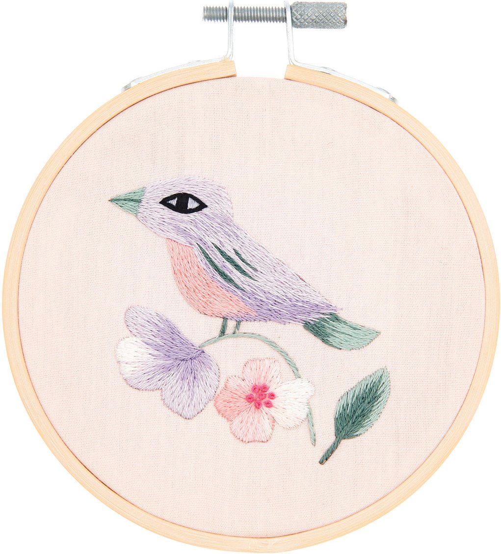 Rico Design Stickpackung Vogel vorgezeichnet