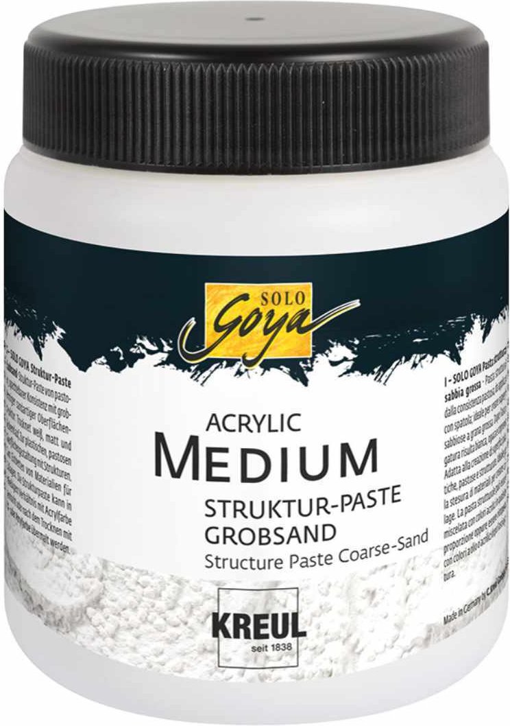 Thumbnail - KREUL Solo Goya Acrylic Medium Struktur-Paste Grobsand 250ml