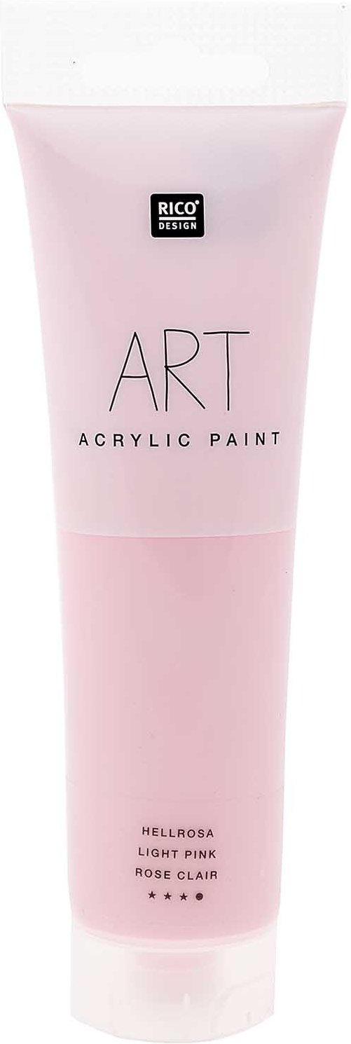 Rico Design ART Künstler Acrylfarbe 100ml Hellrosa