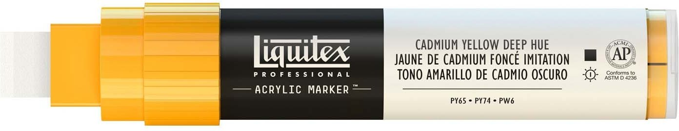 Liquitex Paint Acryl Marker 8-15mm Kadmiumgelb dunkel Farbton