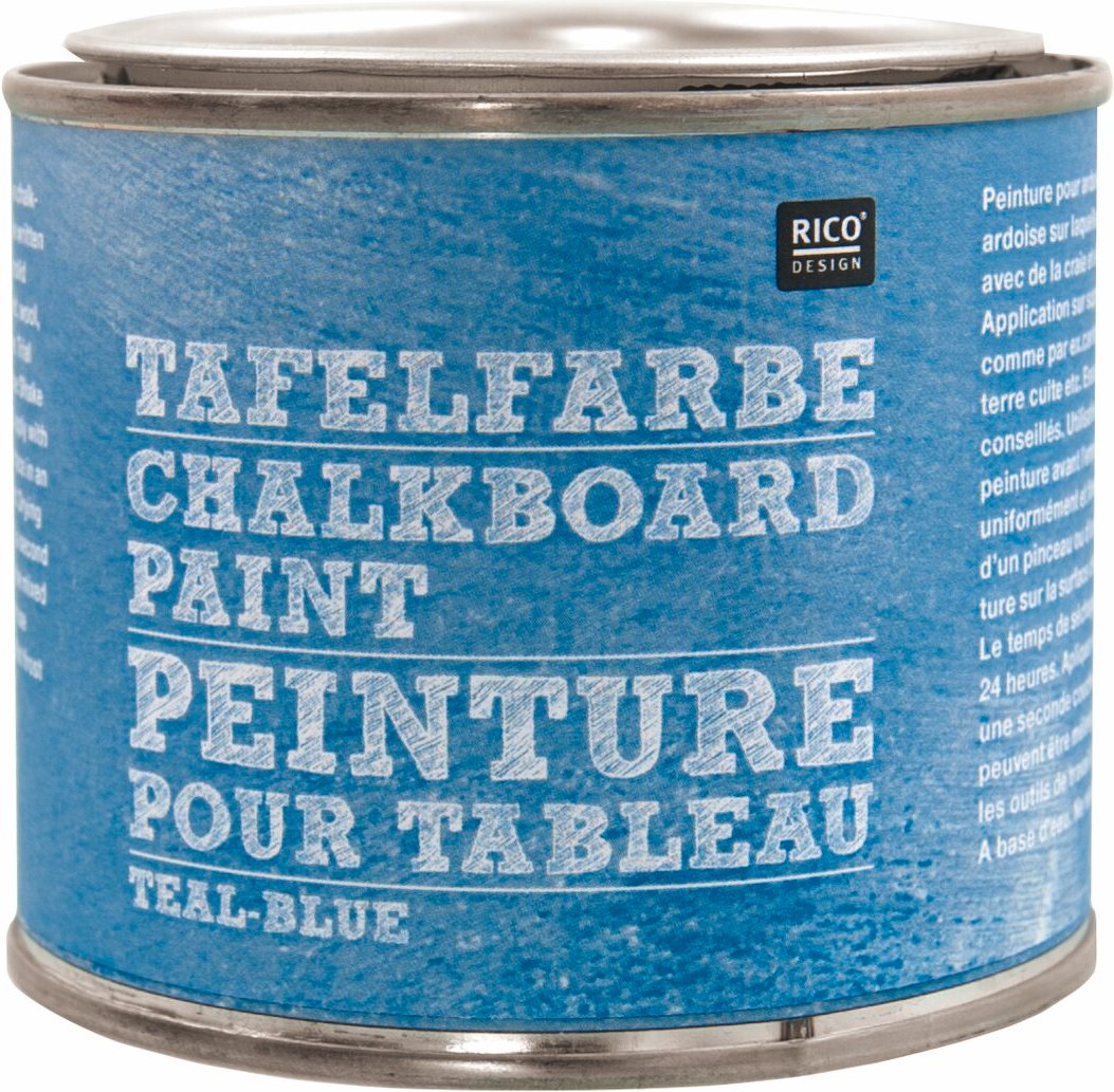Rico Design Tafelfarbe 250ml Petrolblau