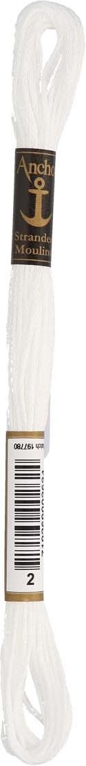 Anchor Coats Sticktwist 8m 00002 Weiß