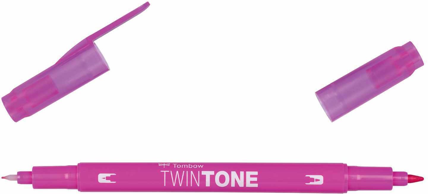 Tombow TwinTone Fasermaler Fuchsia Pink