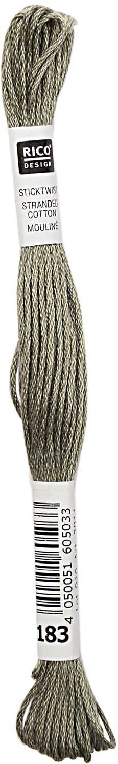 Rico Design Sticktwist 8m 183 Graungrün