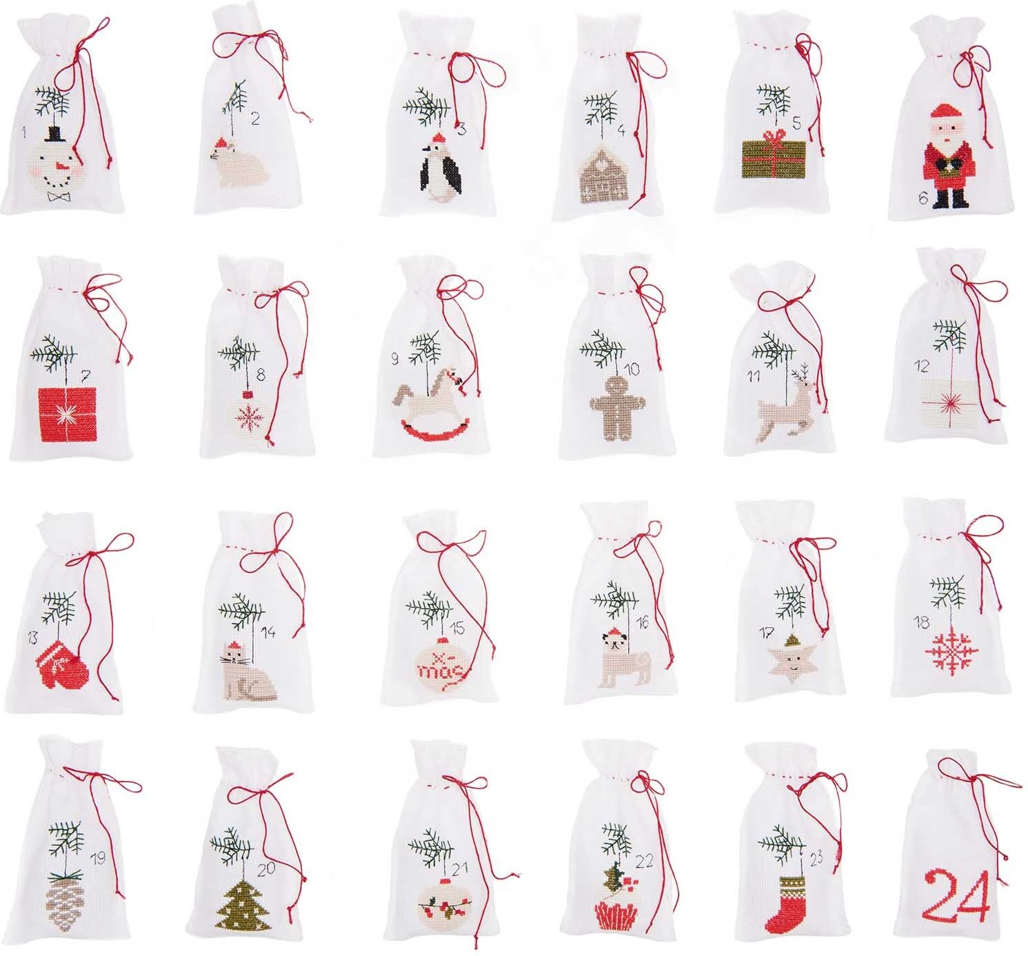 Rico Design Stickpackung Adventskalender