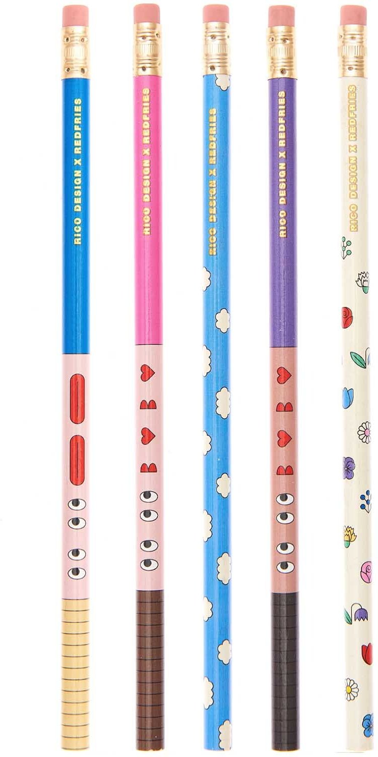 Rico Design Rico Design x Redfries Bleistifte Eye Candy 5er-Set