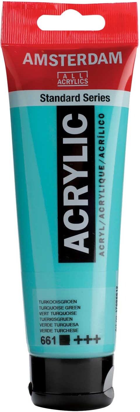 AMSTERDAM Acrylfarbe 120ml Türkisgrün