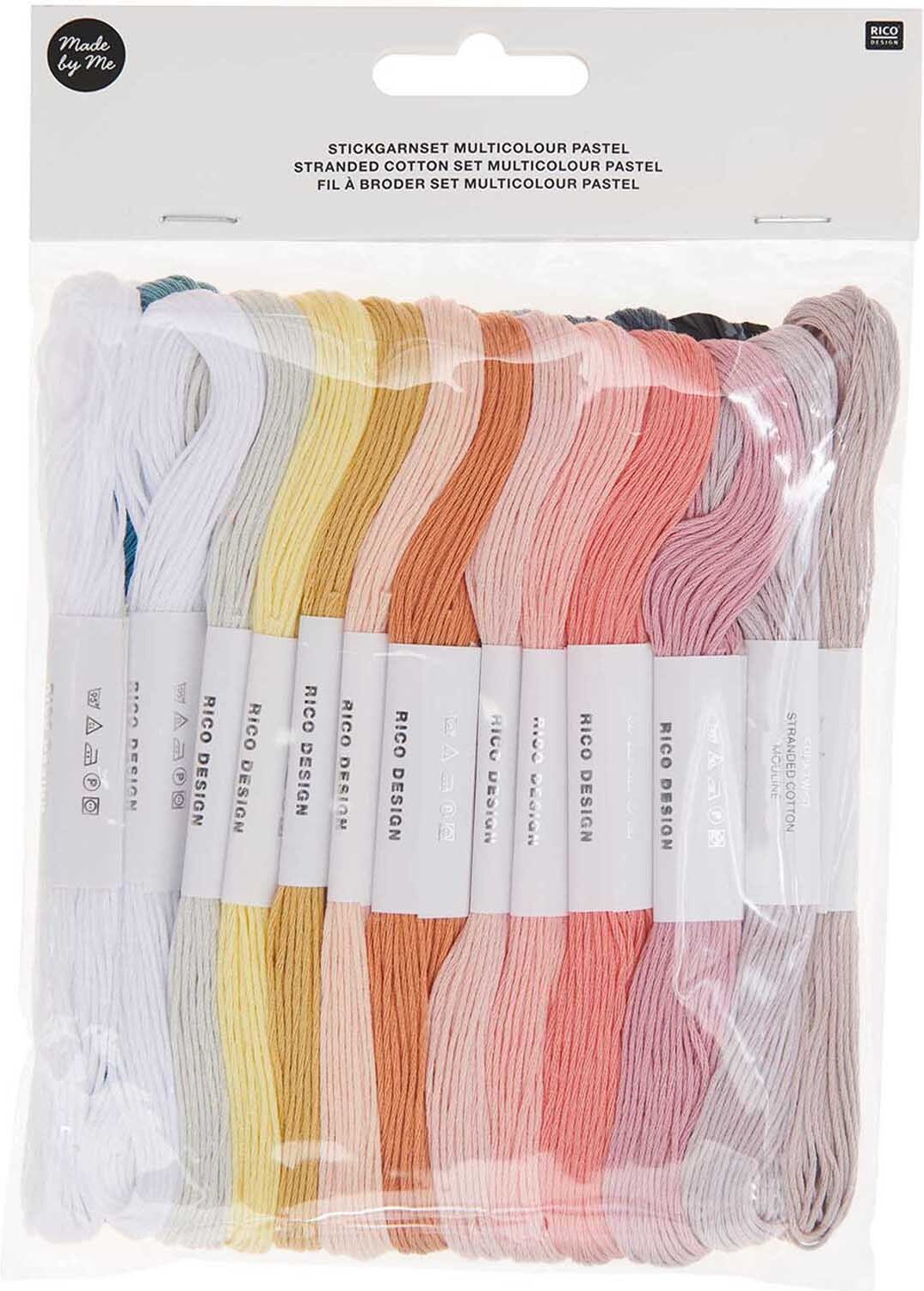 Rico Design Stickgarn Set Multicolour Pastell