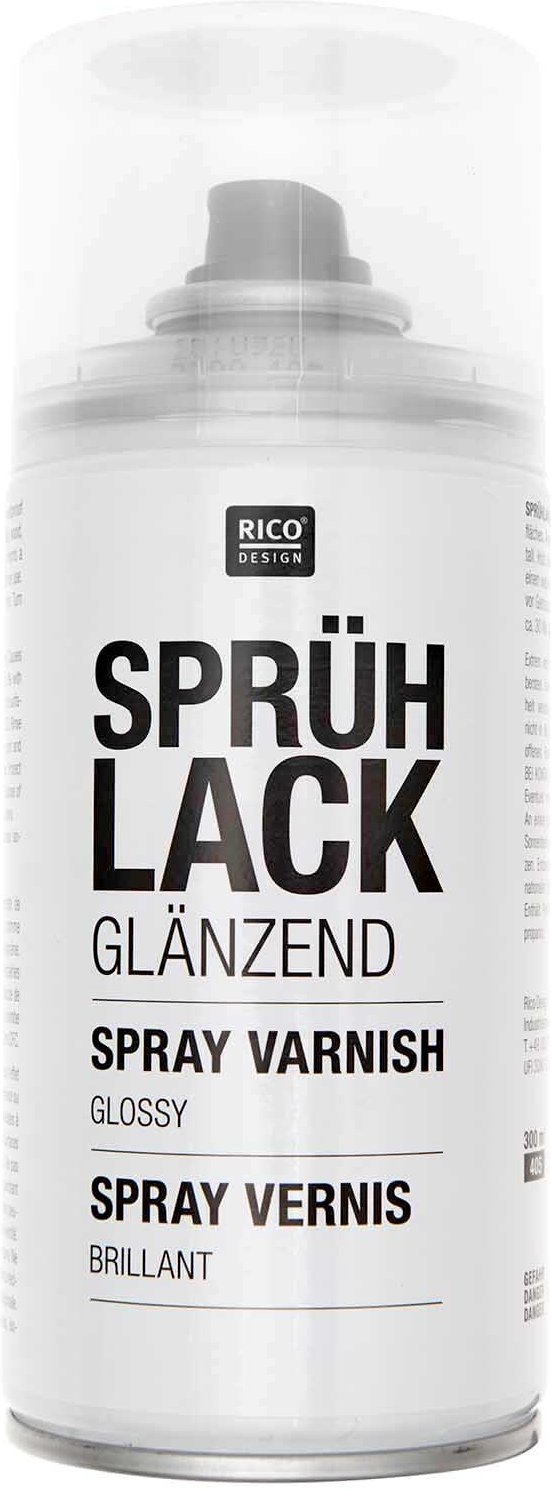 Rico Design Sprühlack glänzend 300 ml Transparent Glänzend