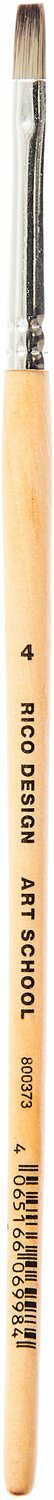 Rico Design Pinsel Art School Schule & Hobby Synthetic flach 4