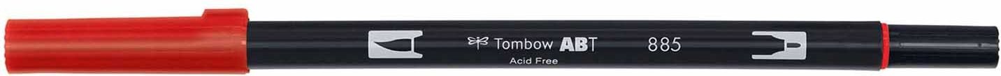Tombow ABT Dual Brush Pen Warm Red 885