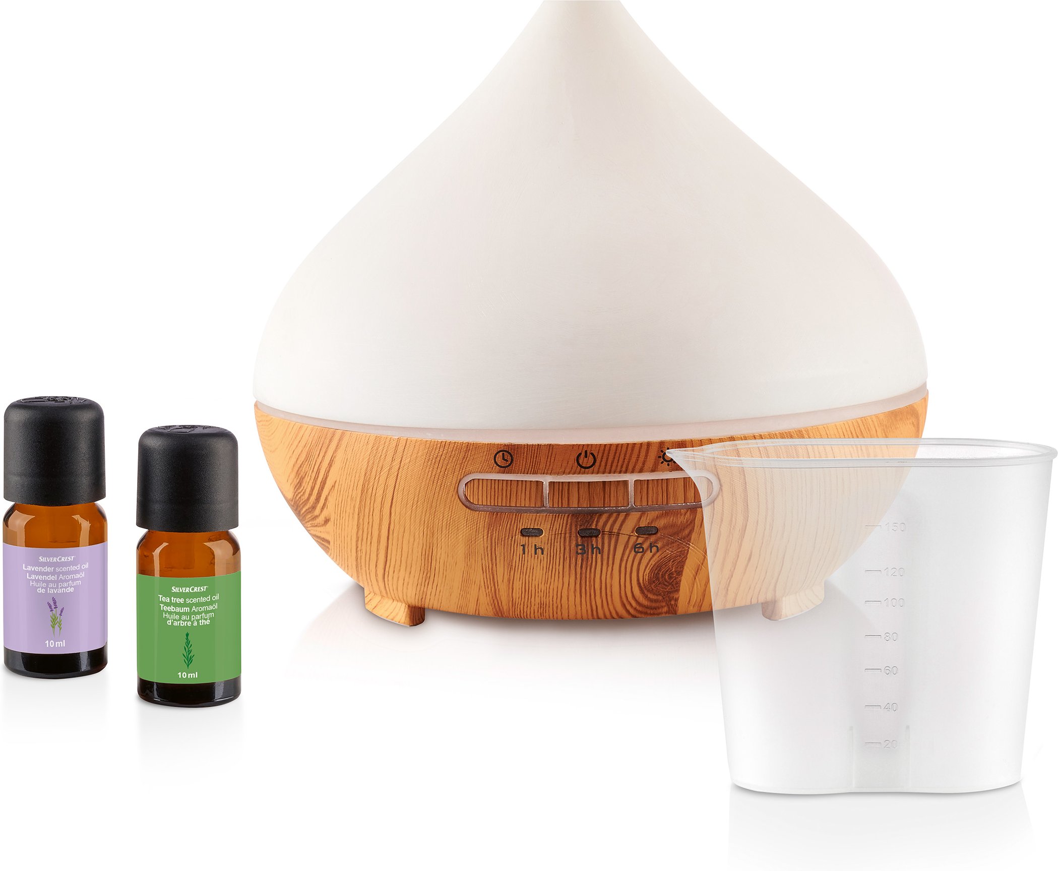 Thumbnail - SILVERCREST® PERSONAL CARE Ultraschall Aroma Diffuser Holz SADH 12 C3, SADH 12 D3KAT (Holzdesign m. Deckel)